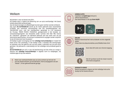 2024-2025 DS Automobiles DS 4 Gebruikershandleiding | Nederlands