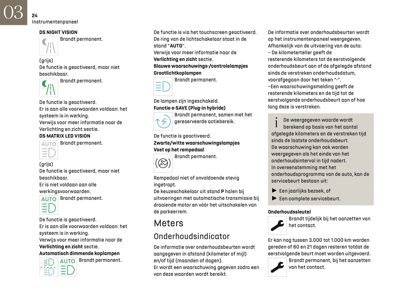 2024-2025 DS Automobiles DS 4 Gebruikershandleiding | Nederlands
