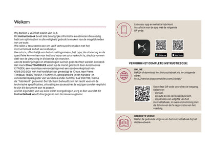 2026 DS Automobiles N8 Owner's Manual | Dutch