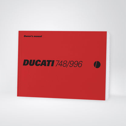 2001 Ducati 748/996 Owner's Manual | English US