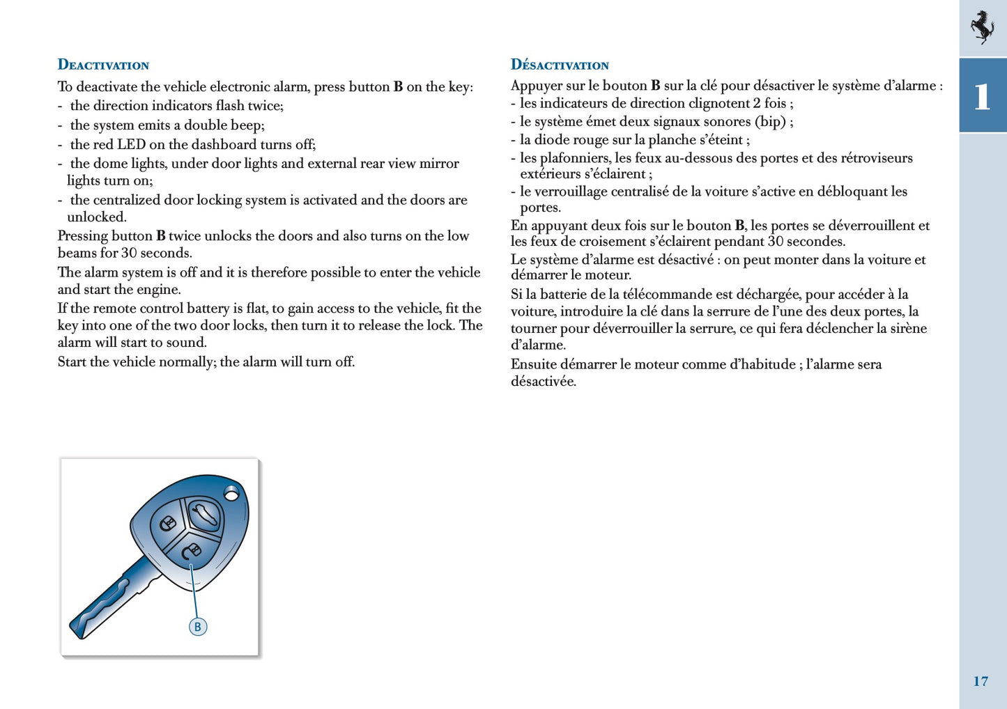 2005 Ferrari 612 Scaglietti Owner's Manual | English US