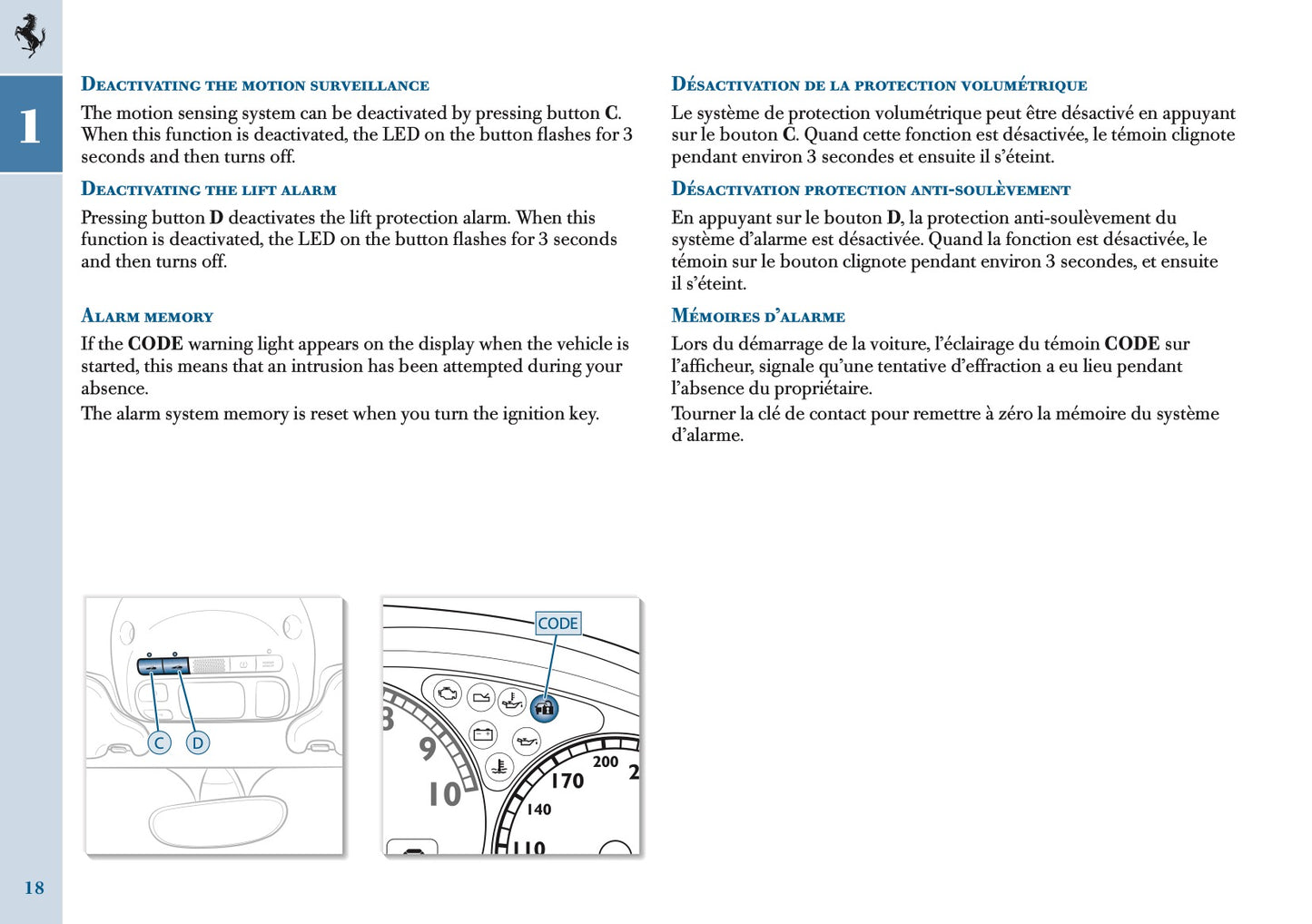 2005 Ferrari 612 Scaglietti Owner's Manual | English US