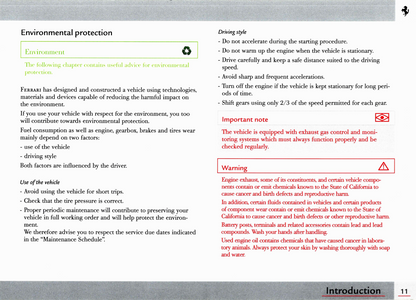 2014 Ferrari California Owner's Manual | English