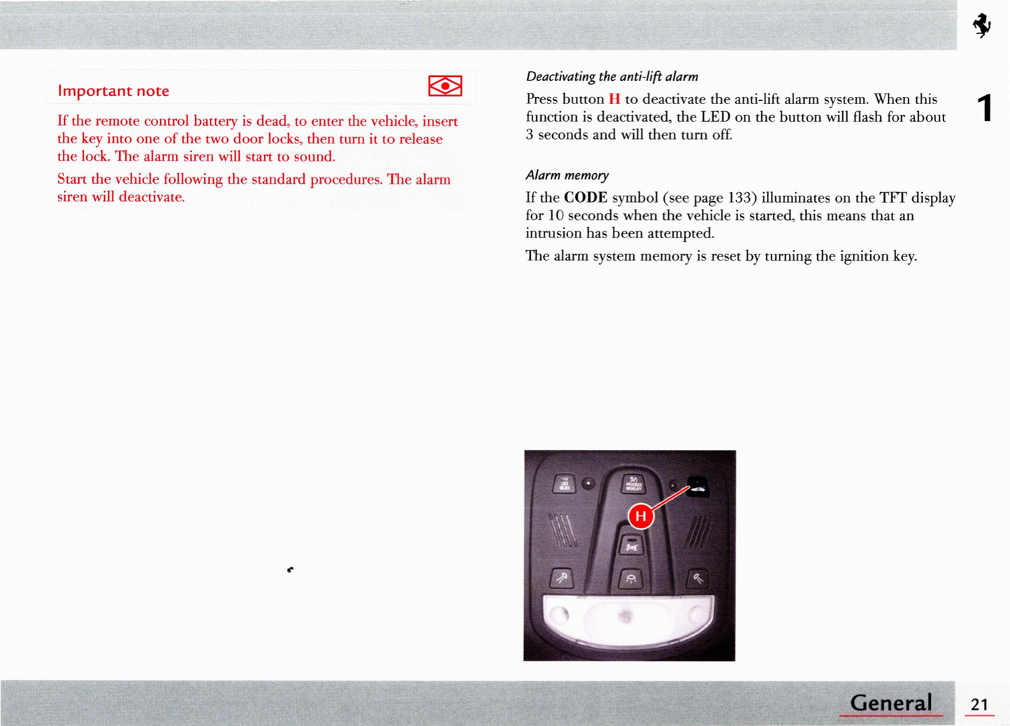 2014 Ferrari California Owner's Manual | English