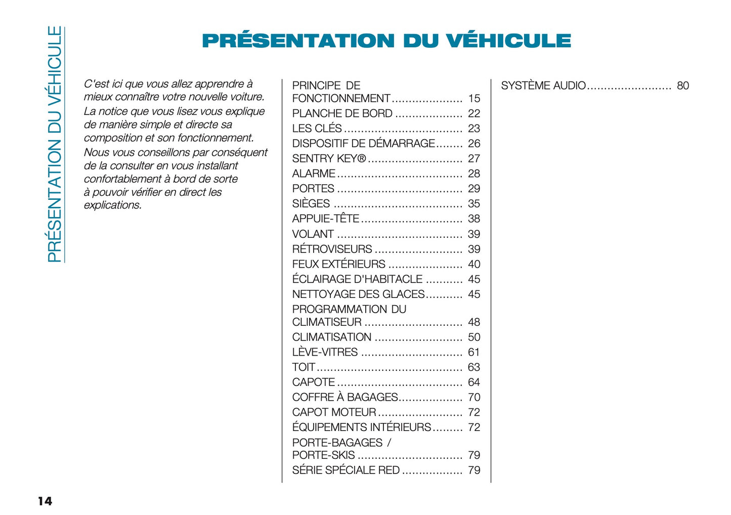 2025 Fiat 500e Owner's Manual | French