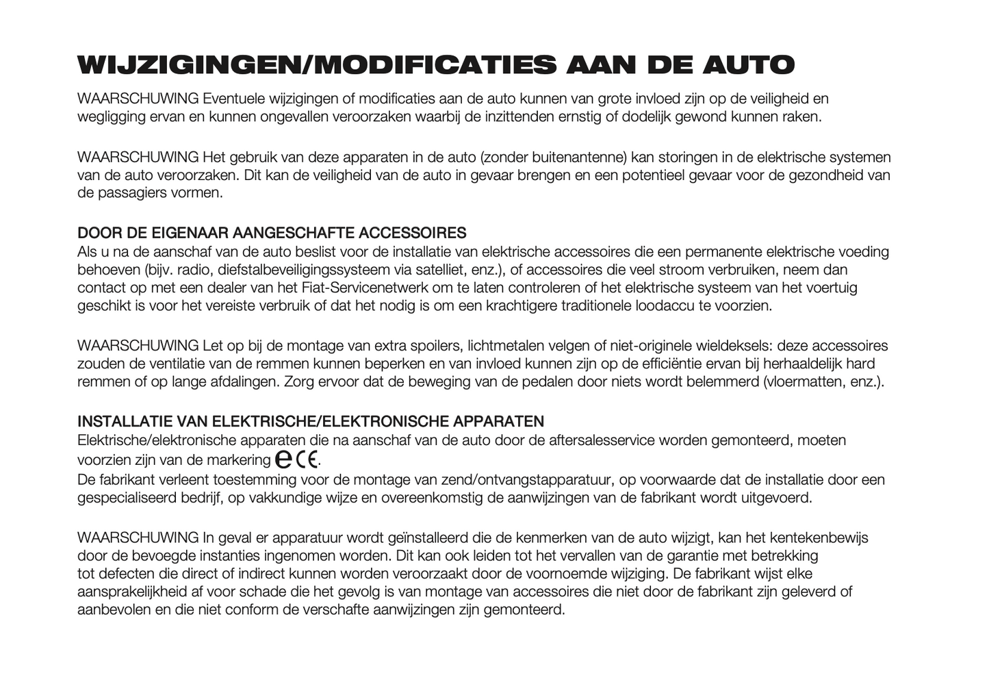 2023-2024 Fiat 500/500C Gebruikershandleiding | Nederlands