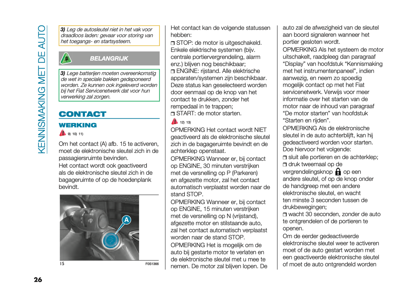 2024 Fiat 500e Gebruikershandleiding | Nederlands