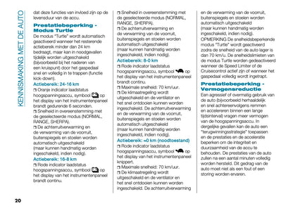 2025 Fiat 500e Owner's Manual | Dutch