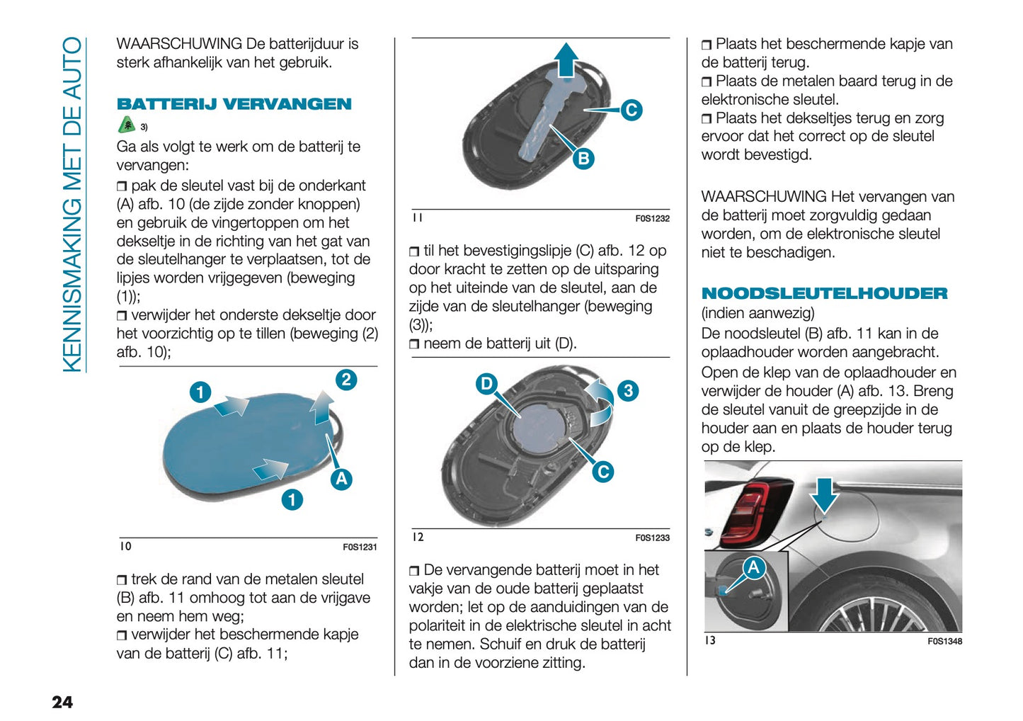 2025 Fiat 500e Owner's Manual | Dutch