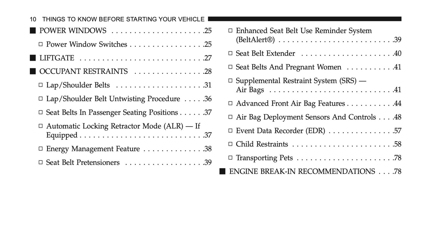 2014 Fiat 500/500C Owner's Manual | English US