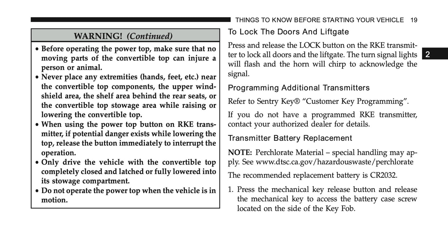 2014 Fiat 500/500C Owner's Manual | English US