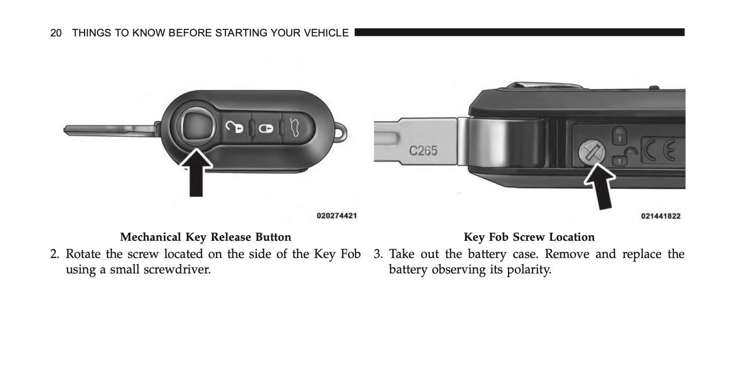 2014 Fiat 500/500C Owner's Manual | English US