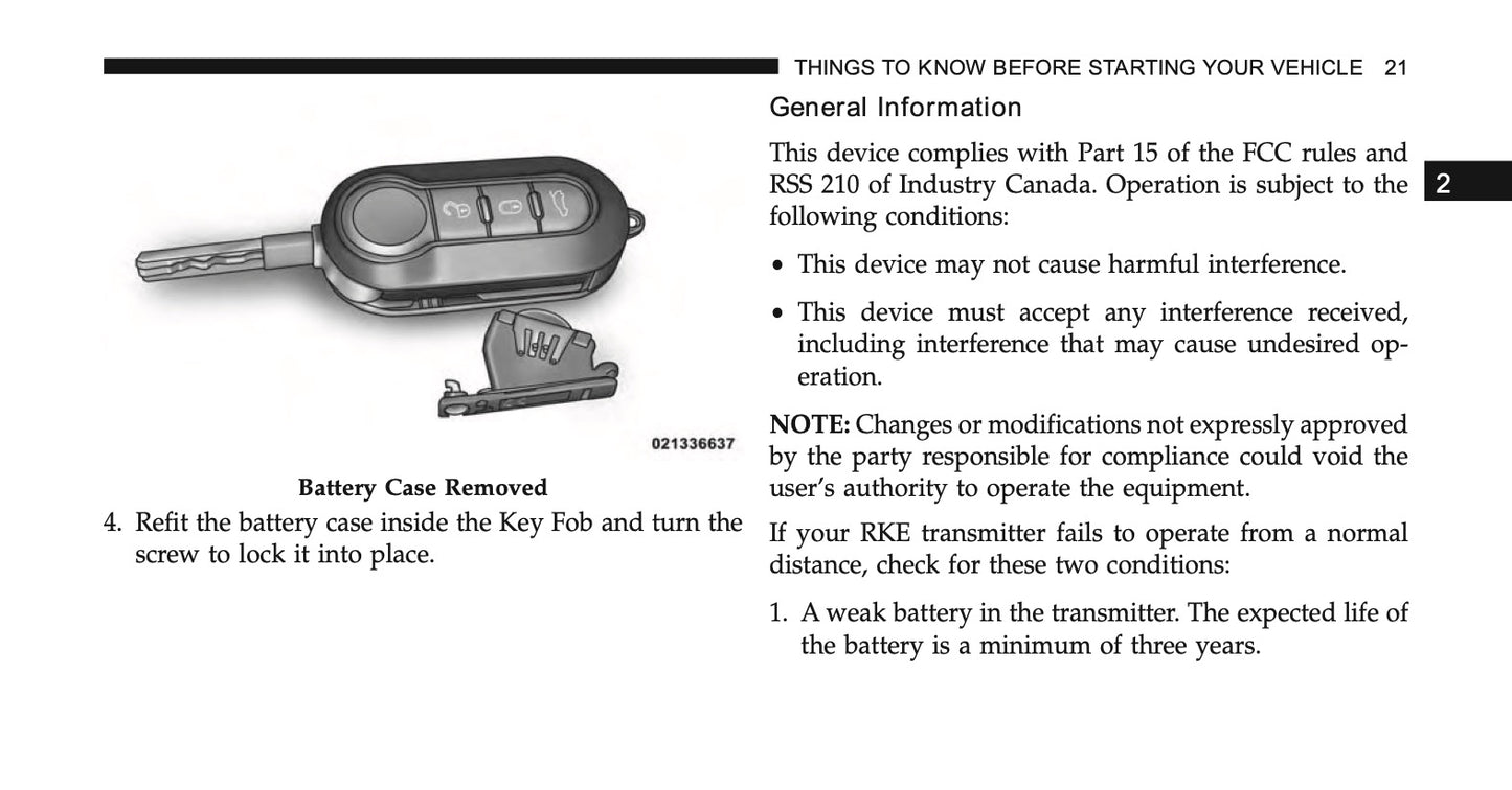 2014 Fiat 500/500C Owner's Manual | English US