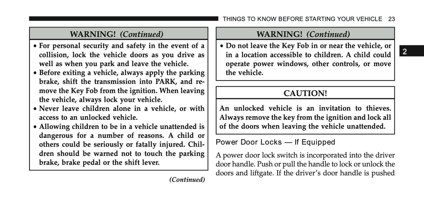 2014 Fiat 500/500C Owner's Manual | English US