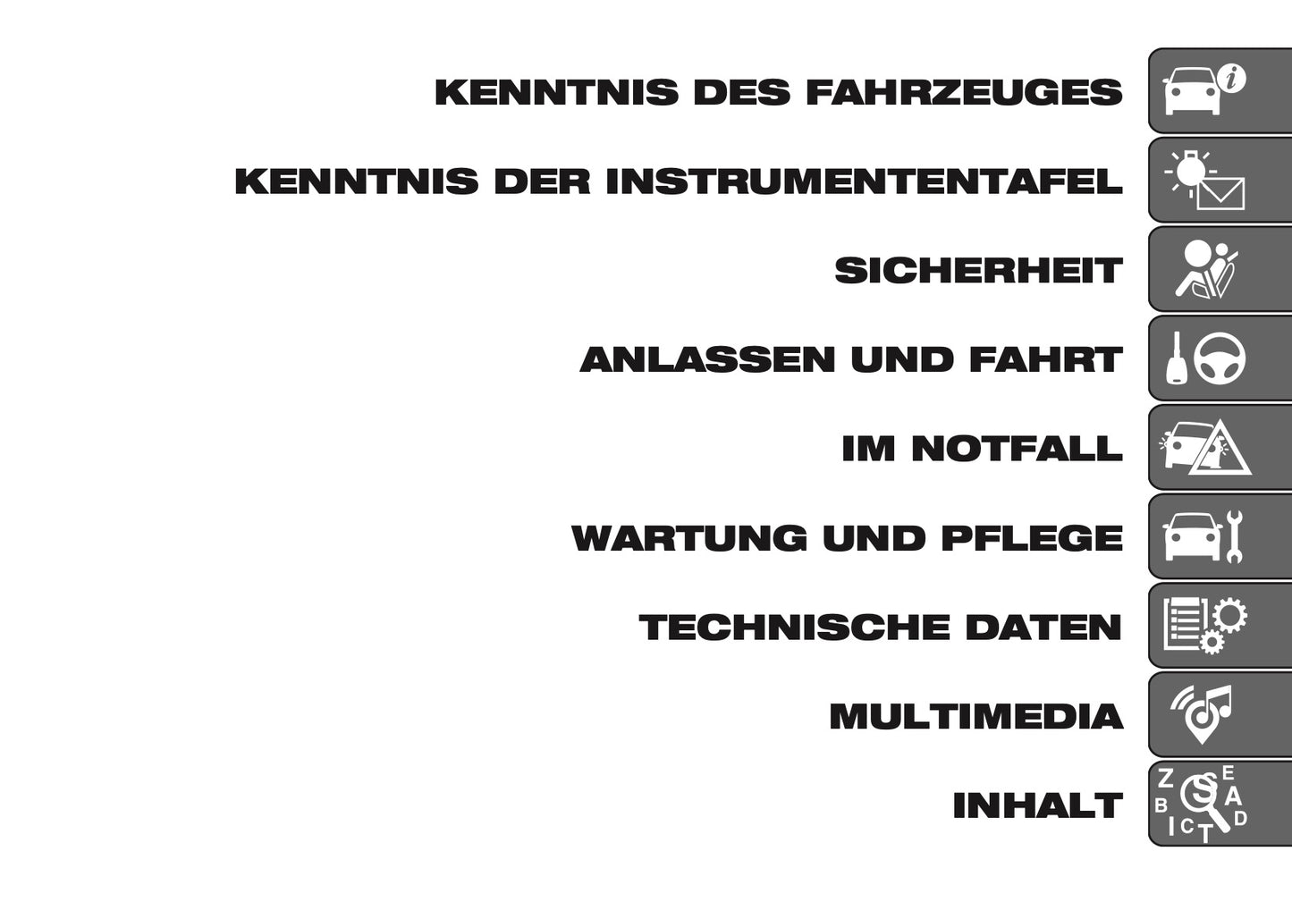 2024-2026 Fiat 500X Owner's Manual | German