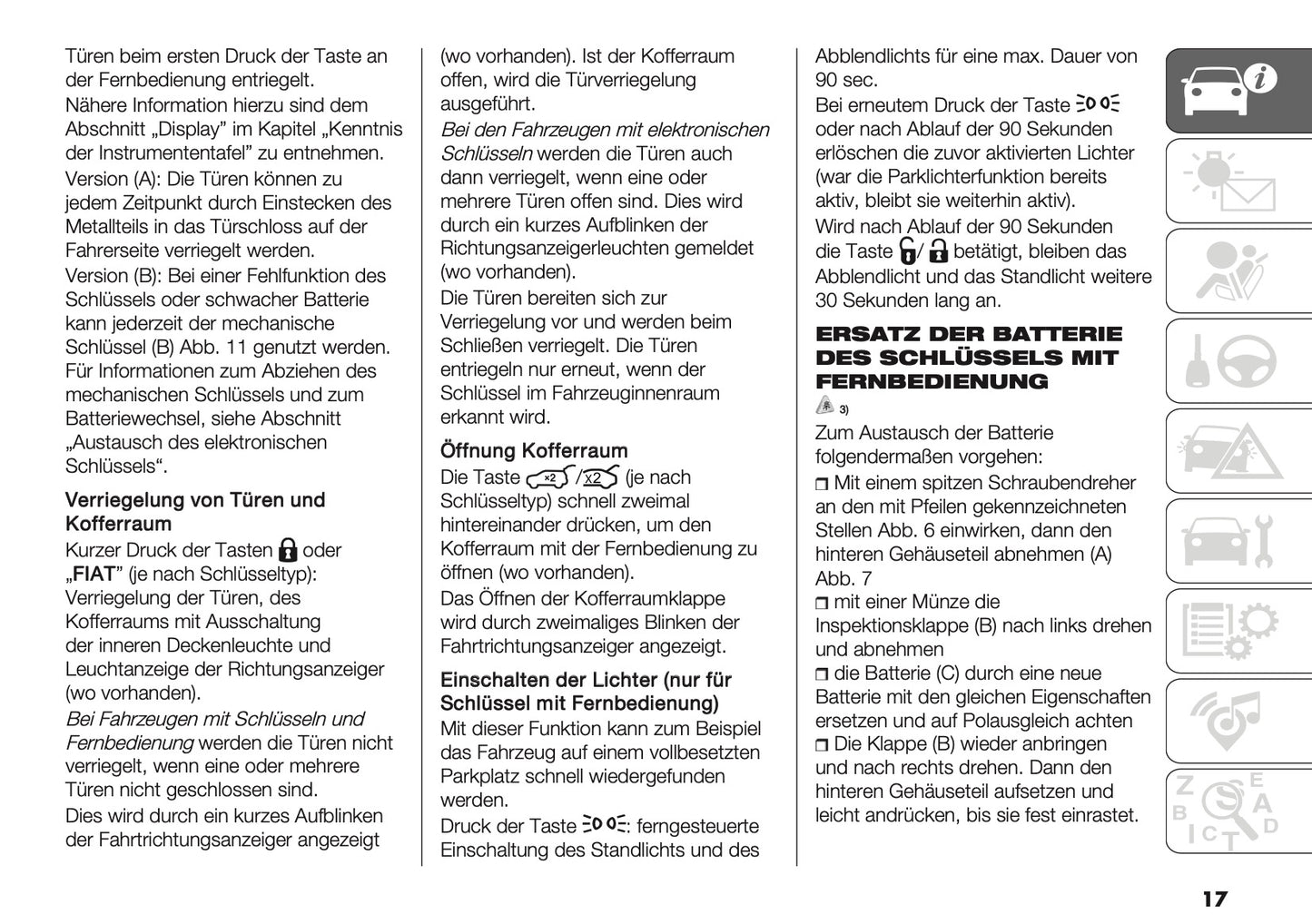 2024-2026 Fiat 500X Owner's Manual | German