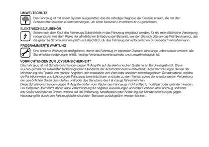 2024-2026 Fiat 500X Owner's Manual | German