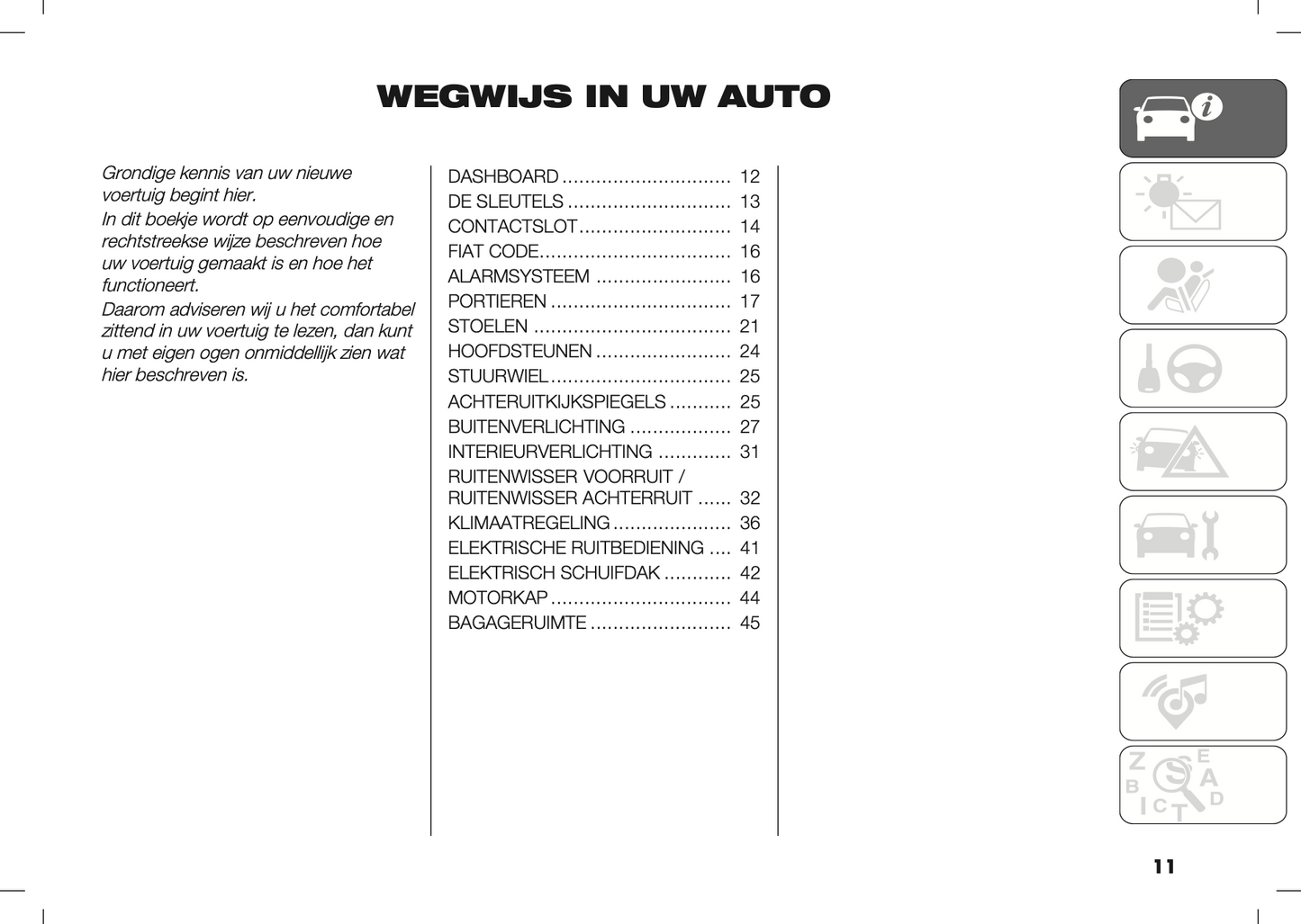 2020-2021 Fiat 500X Bedienungsanleitung | Niederländisch