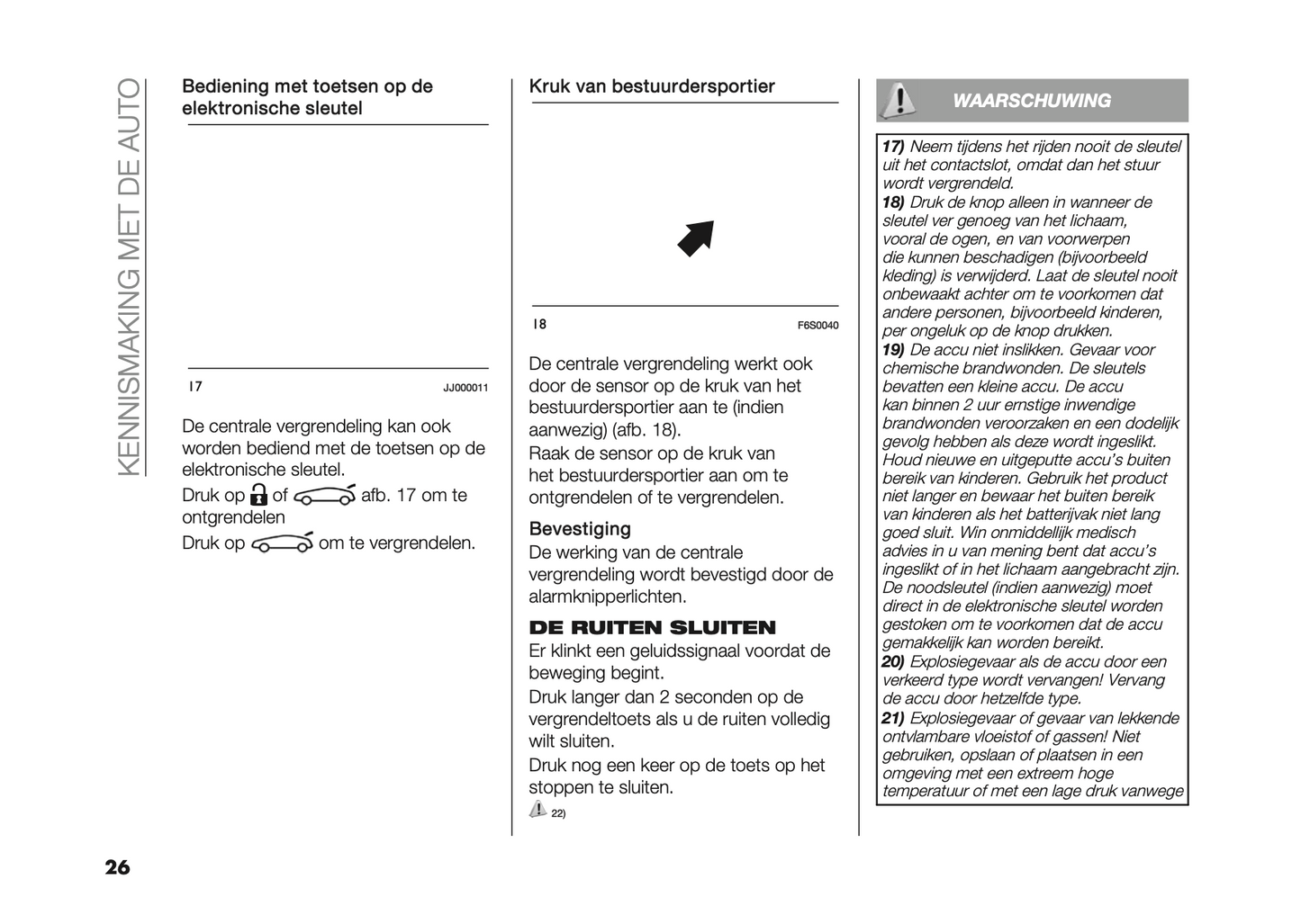 2023-2024 Fiat 600/600e Owner's Manual | Dutch