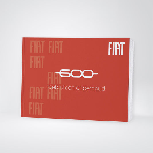 2024-2025 Fiat 600 Gebruikershandleiding | Nederlands