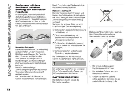 2025 Fiat Doblò Owner's Manual | German