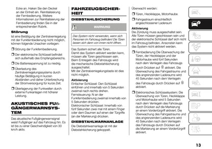 2025 Fiat Doblò Owner's Manual | German