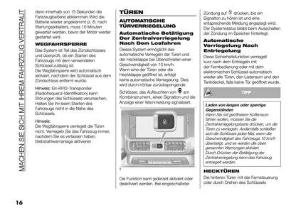 2025 Fiat Doblò Owner's Manual | German