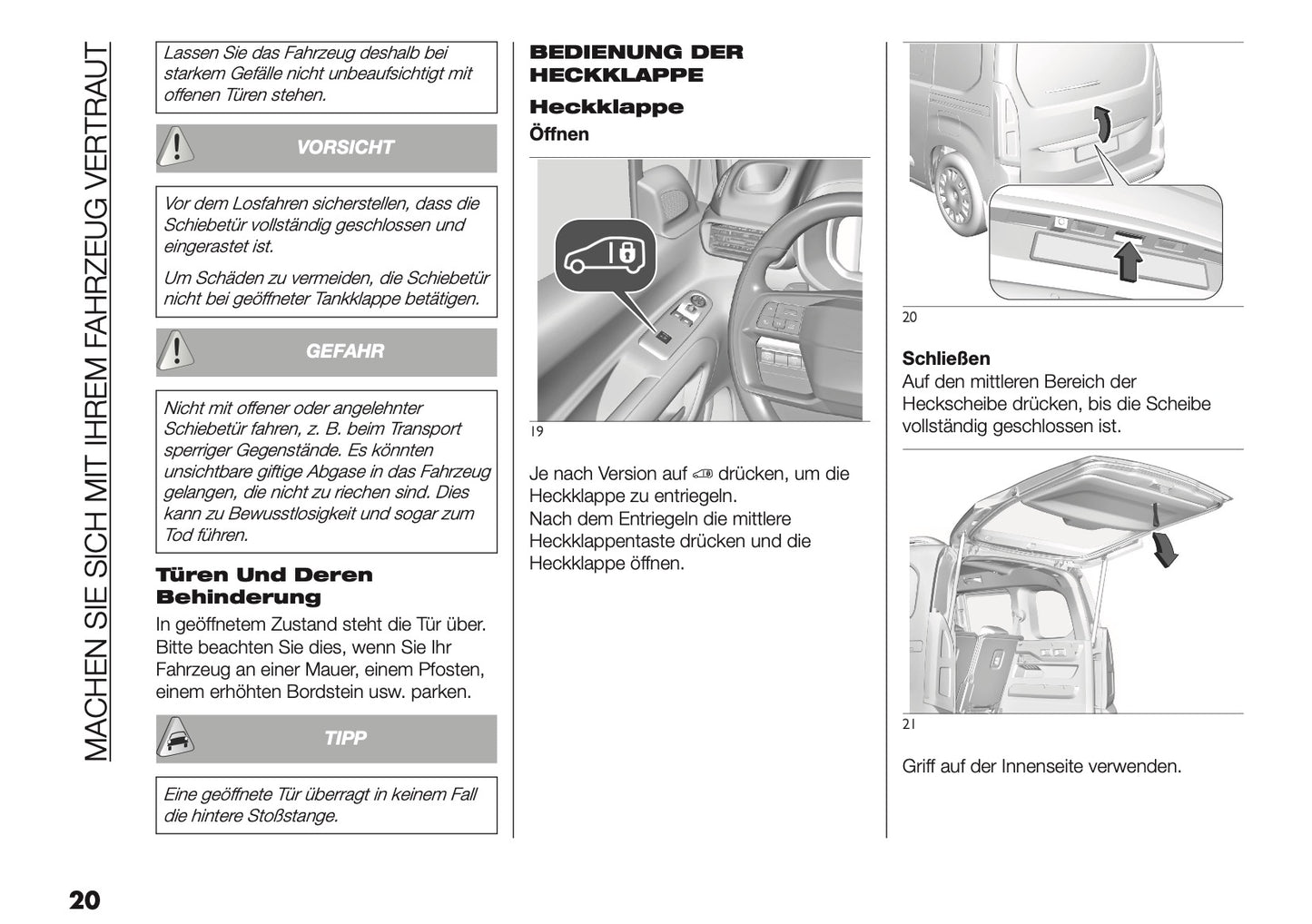2025 Fiat Doblò Owner's Manual | German