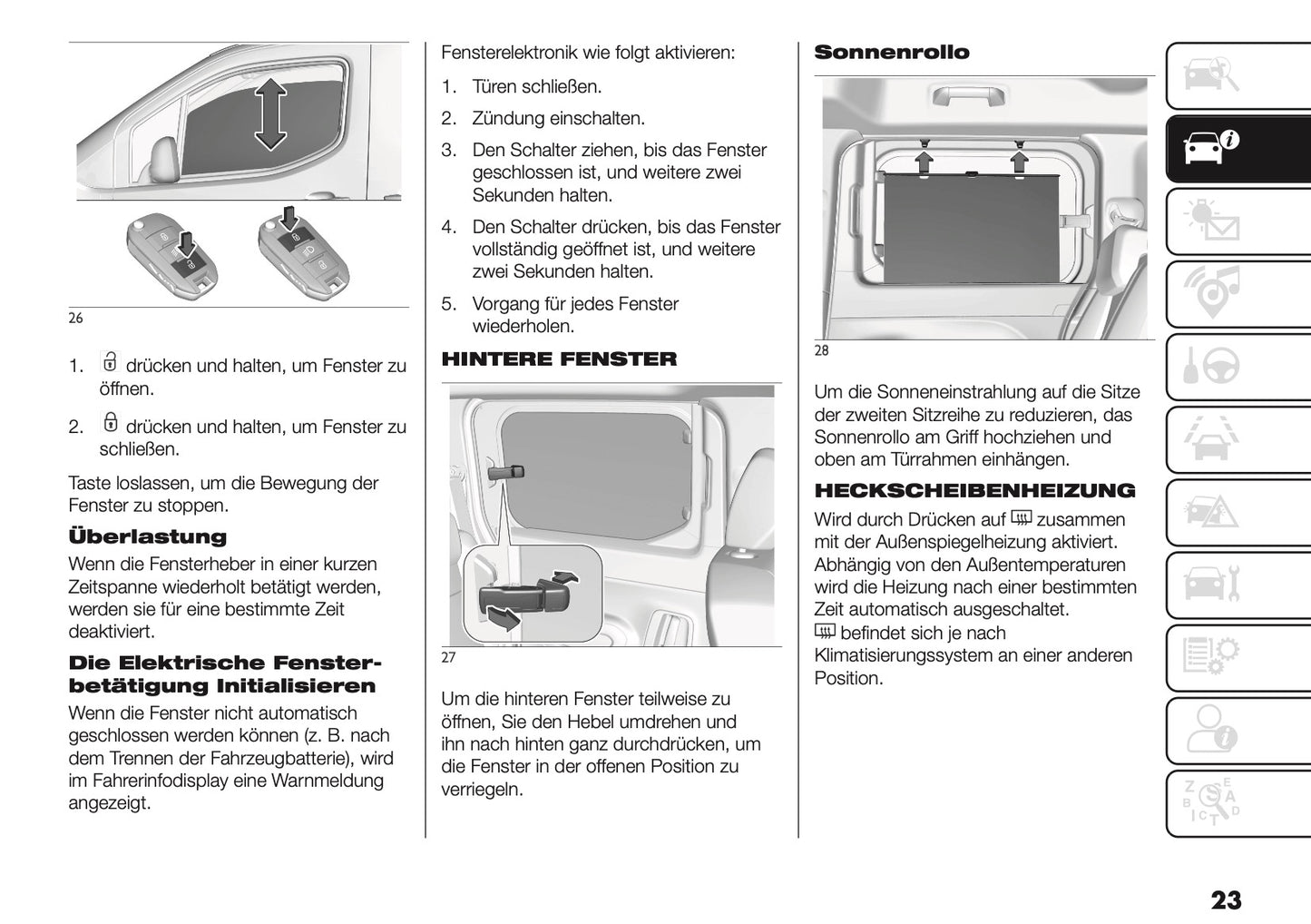 2025 Fiat Doblò Owner's Manual | German