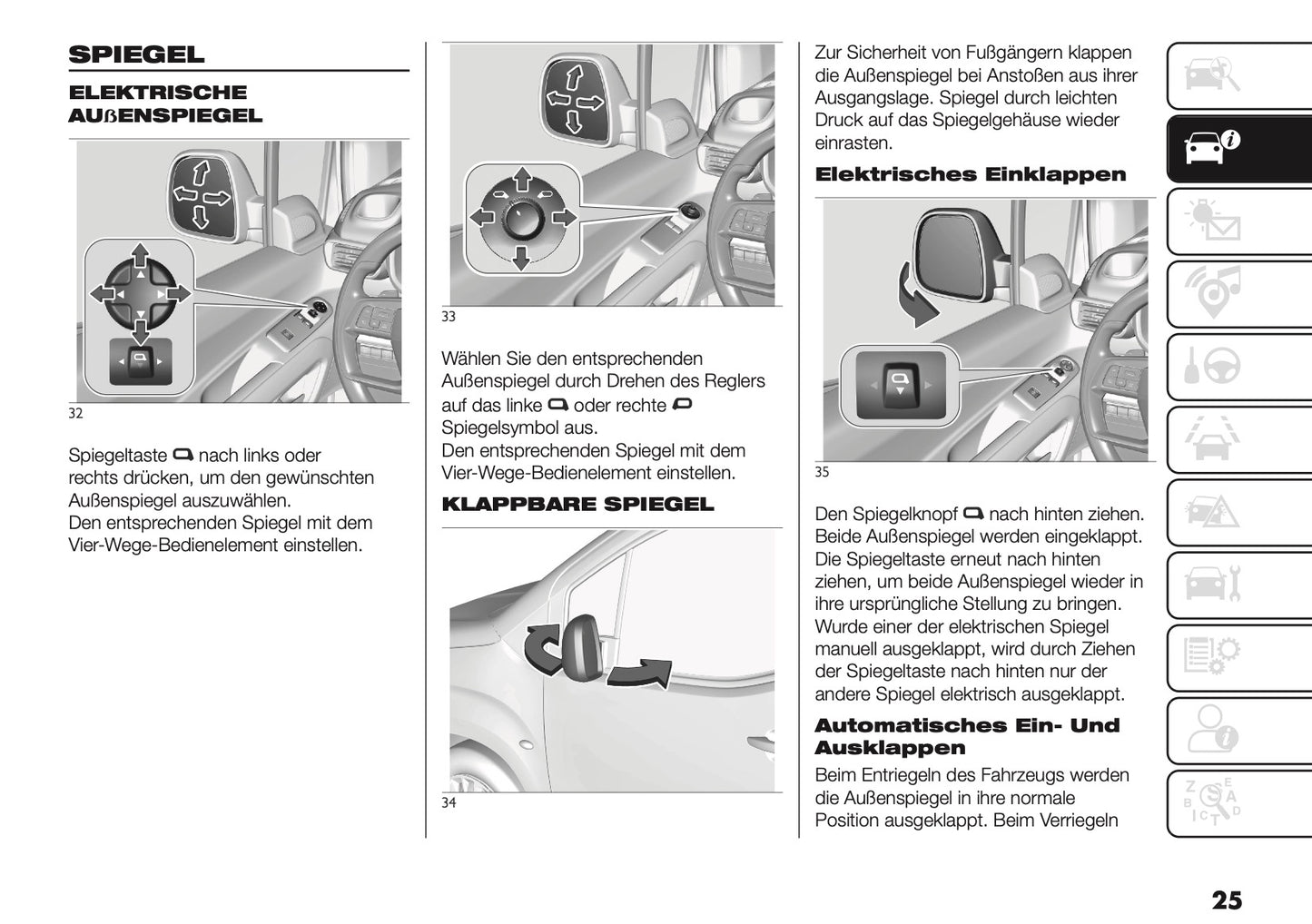 2025 Fiat Doblò Owner's Manual | German