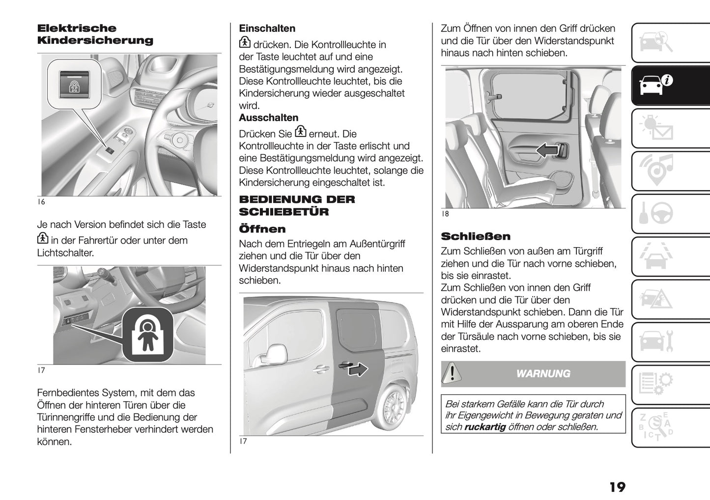 2026 Fiat Doblò Owner's Manual | German
