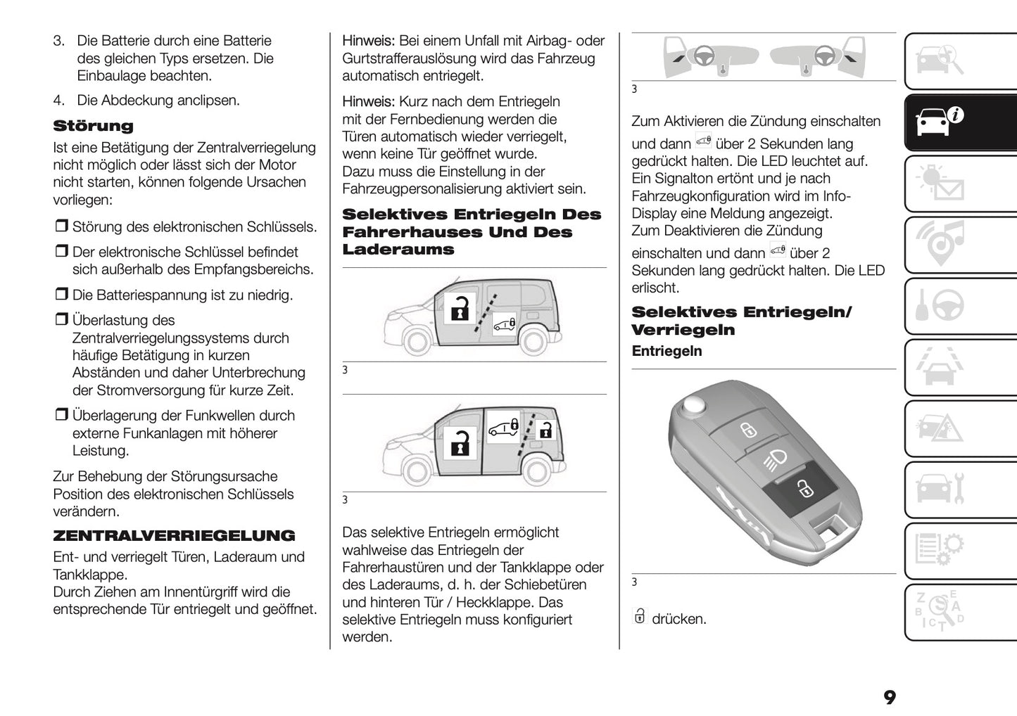 2026 Fiat Doblò Owner's Manual | German