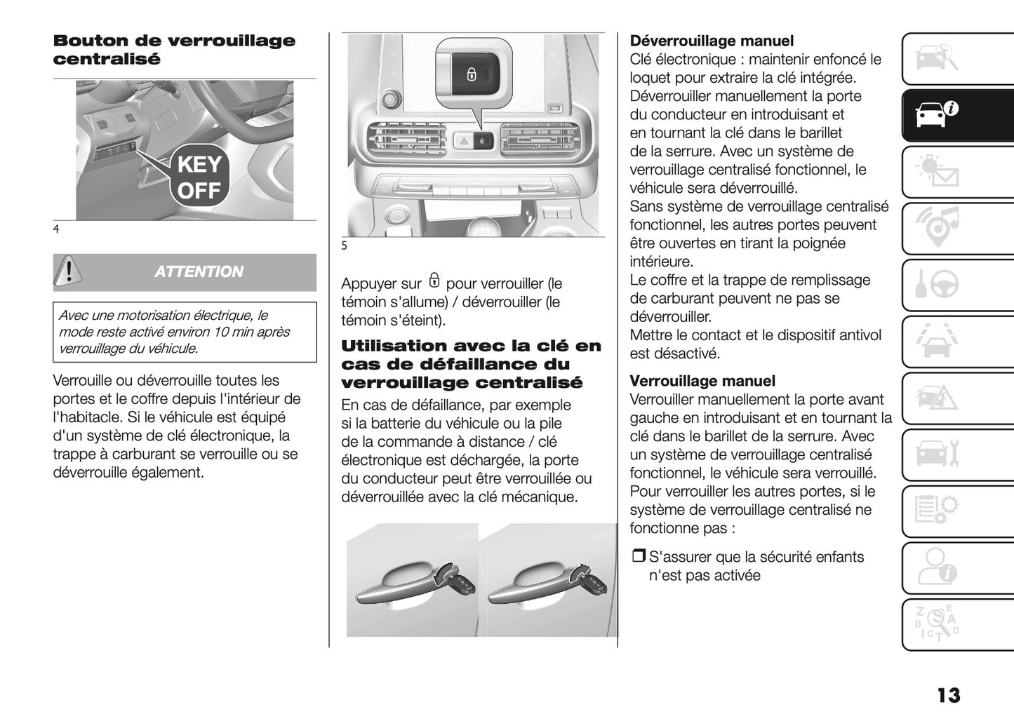 2025 Fiat Doblò Owner's Manual | French