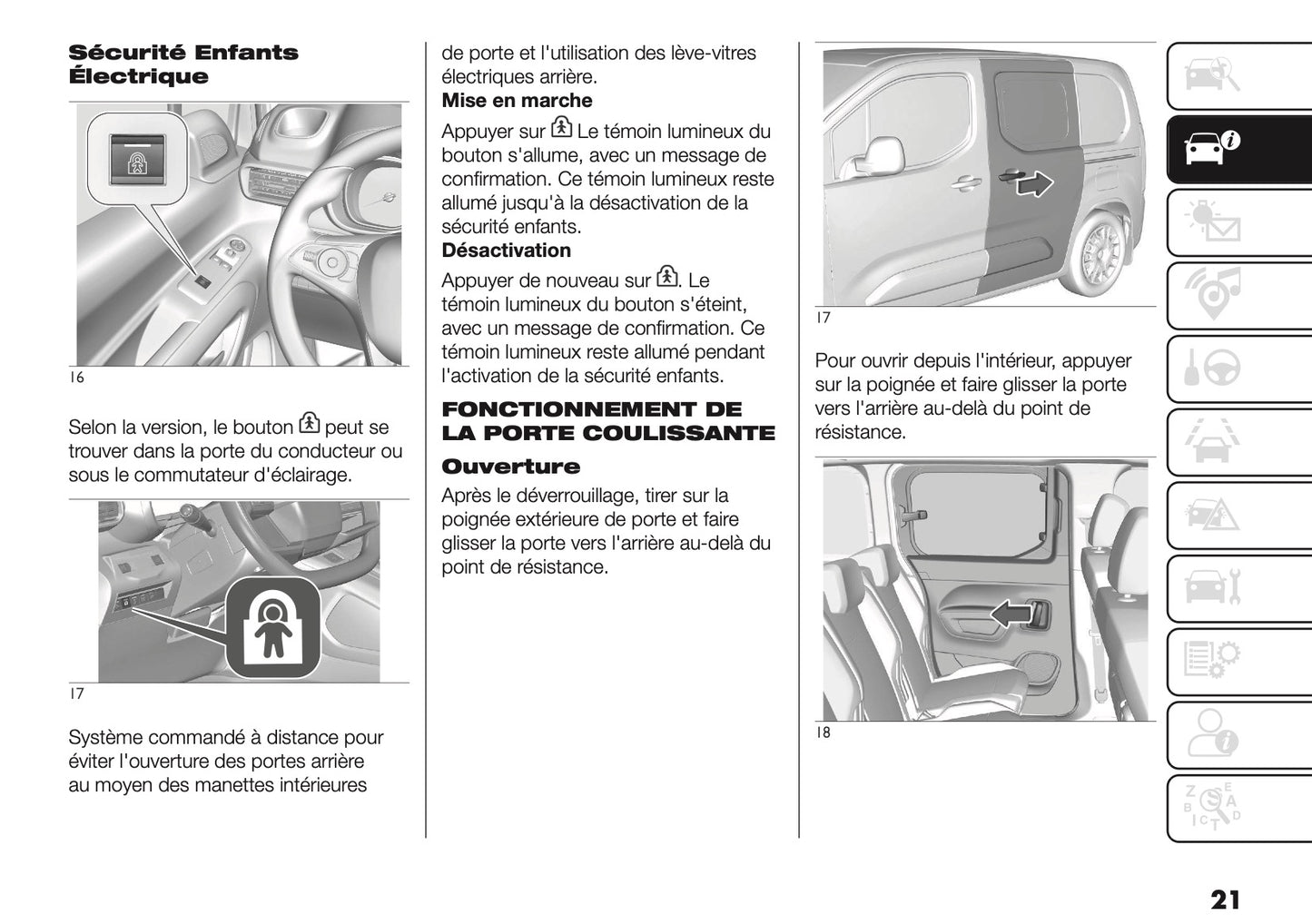 2025 Fiat Doblò Owner's Manual | French