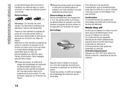 2026 Fiat Doblò Owner's Manual | French