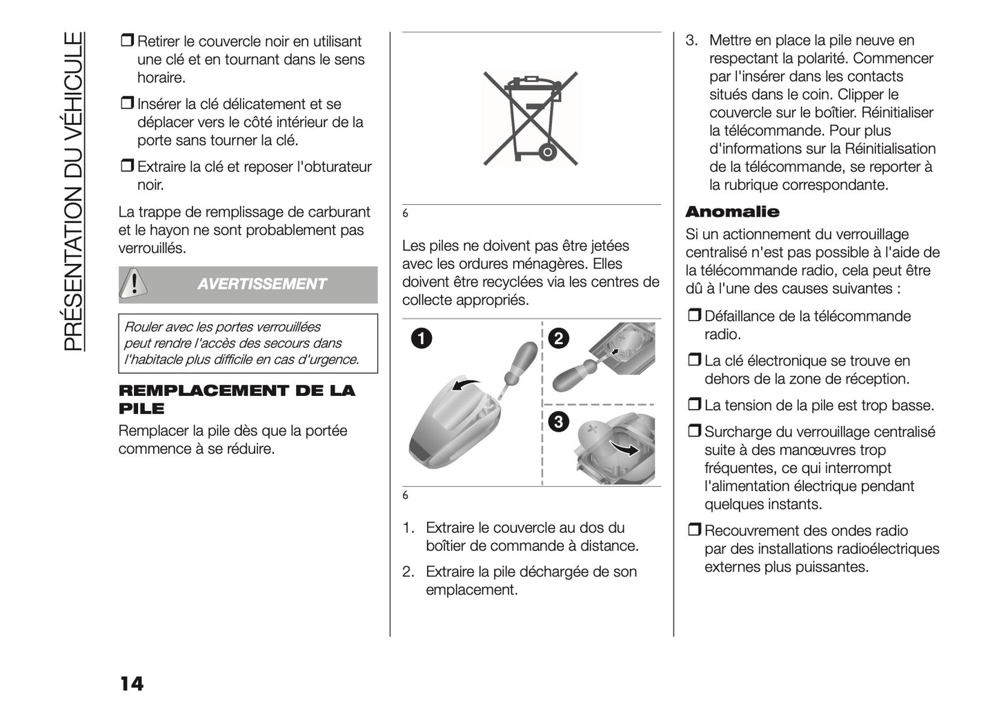 2026 Fiat Doblò Owner's Manual | French
