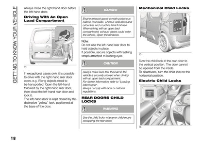 2025 Fiat Doblò Owner's Manual | English