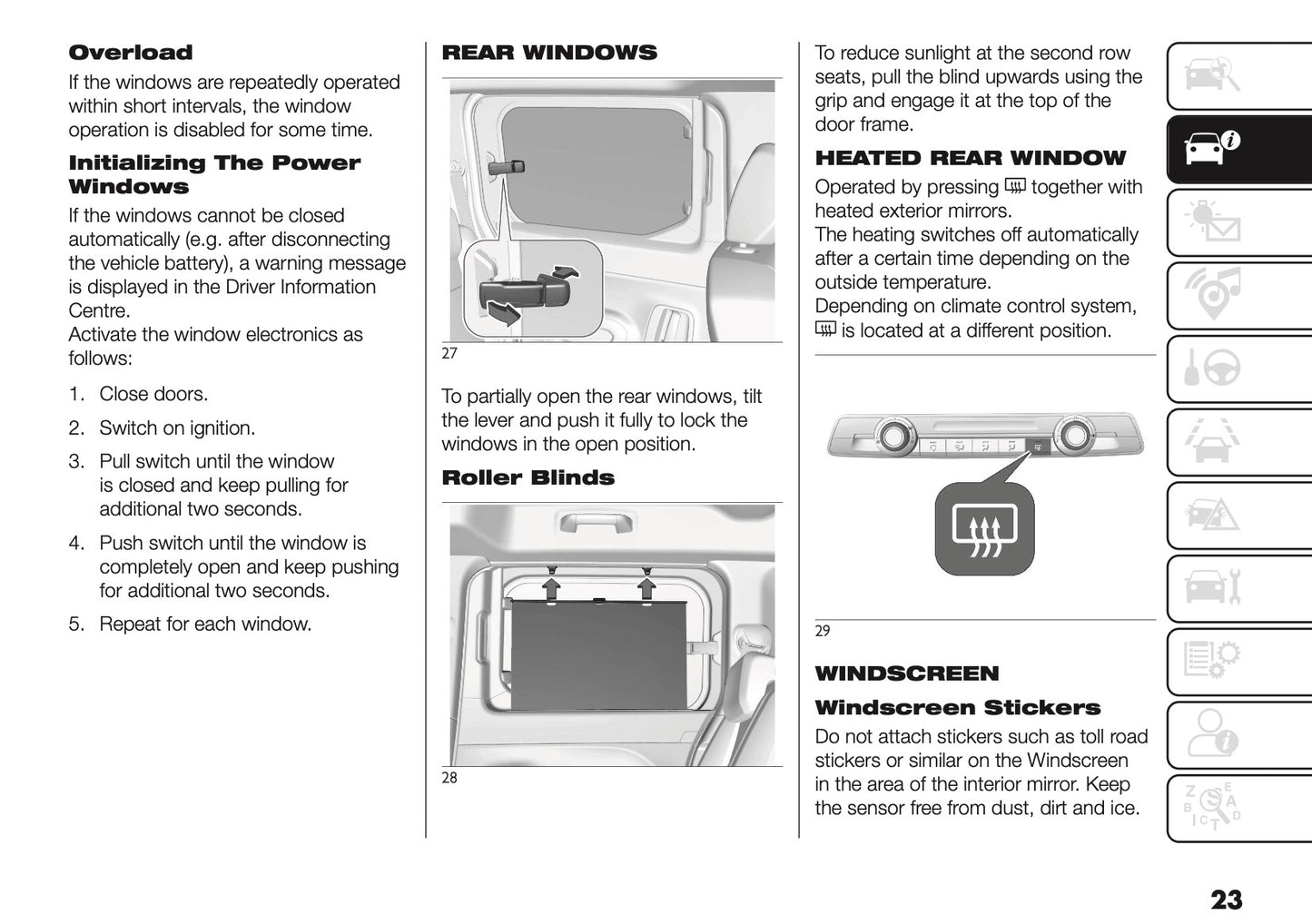 2025 Fiat Doblò Owner's Manual | English