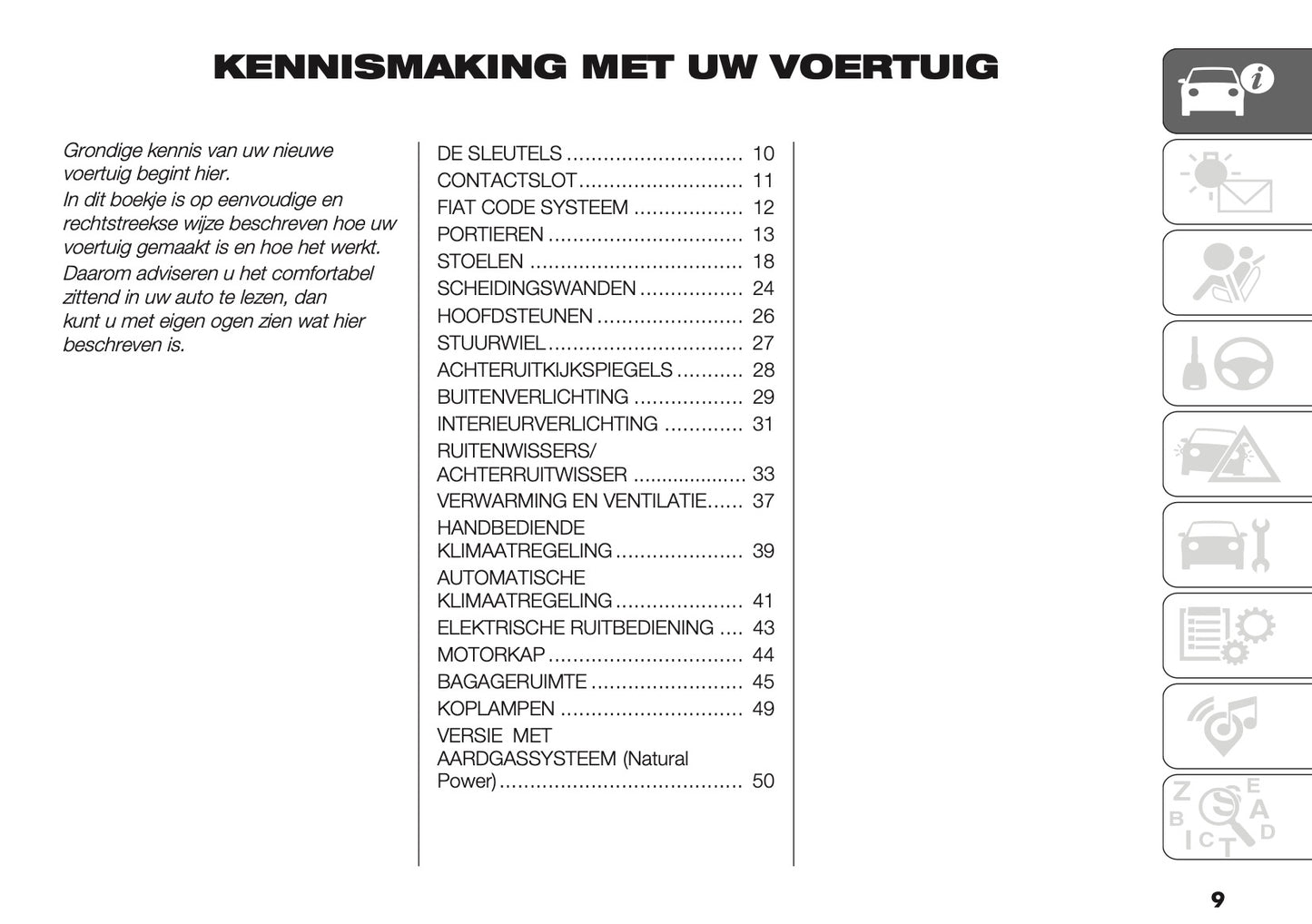 2018 Fiat Doblò Owner's Manual | Dutch