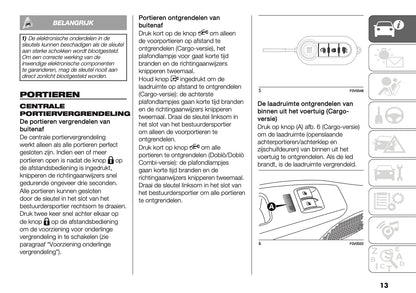 2018 Fiat Doblò Owner's Manual | Dutch