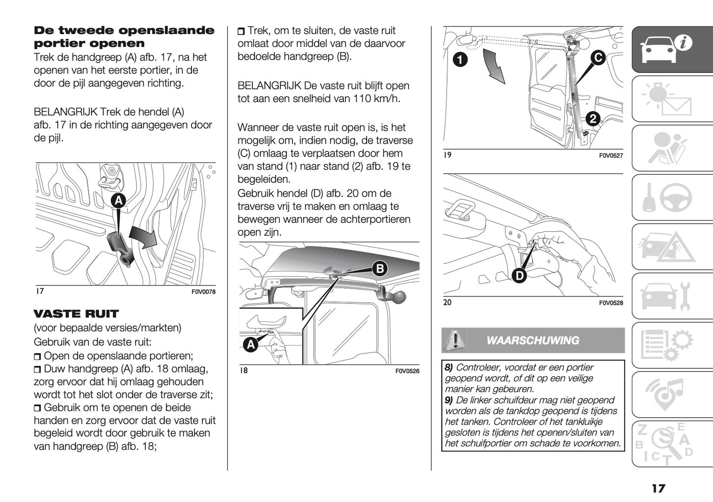 2018 Fiat Doblò Owner's Manual | Dutch