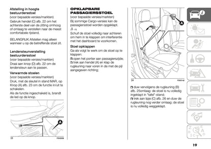 2018 Fiat Doblò Owner's Manual | Dutch
