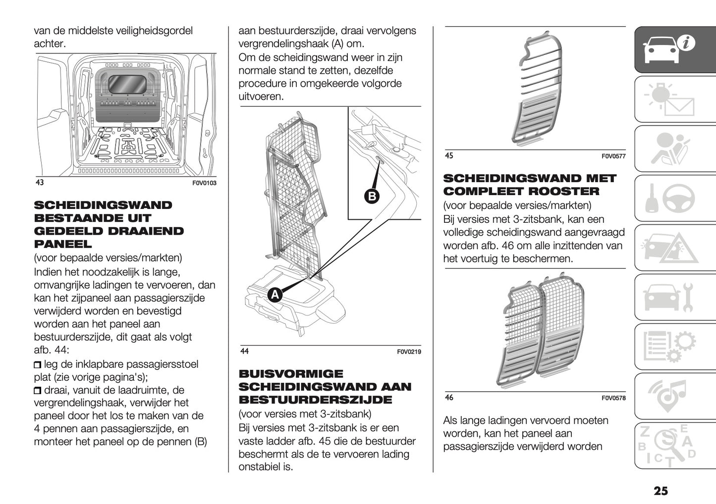 2018 Fiat Doblò Owner's Manual | Dutch