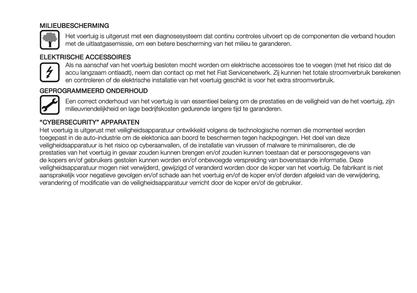 2018 Fiat Doblò Owner's Manual | Dutch