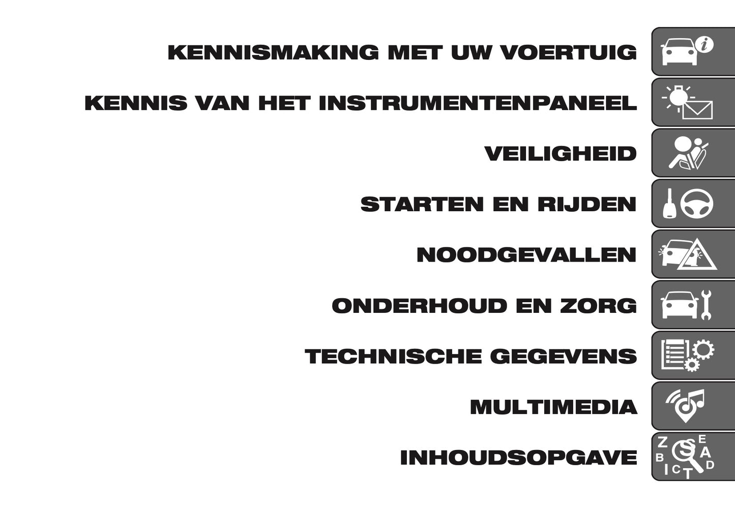 2018 Fiat Doblò Owner's Manual | Dutch