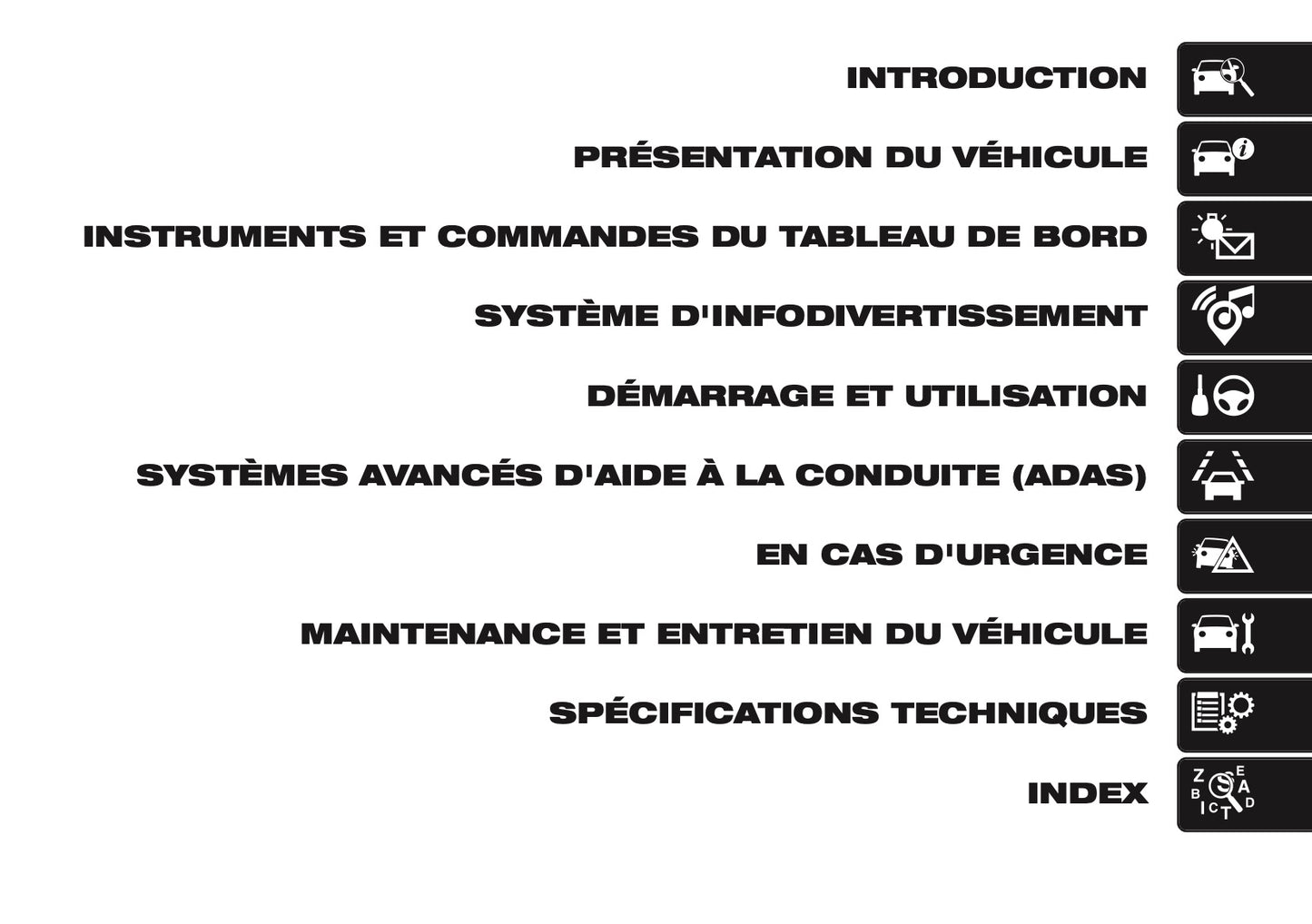 2025-2026 Fiat Ducato Owner's Manual | French