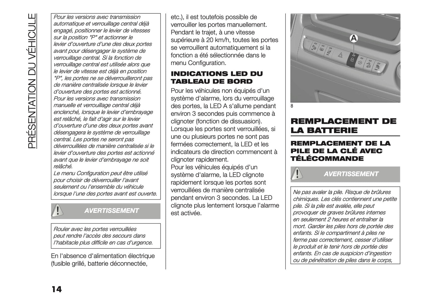 2025-2026 Fiat Ducato Owner's Manual | French