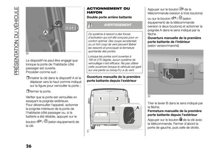 2025-2026 Fiat Ducato Owner's Manual | French