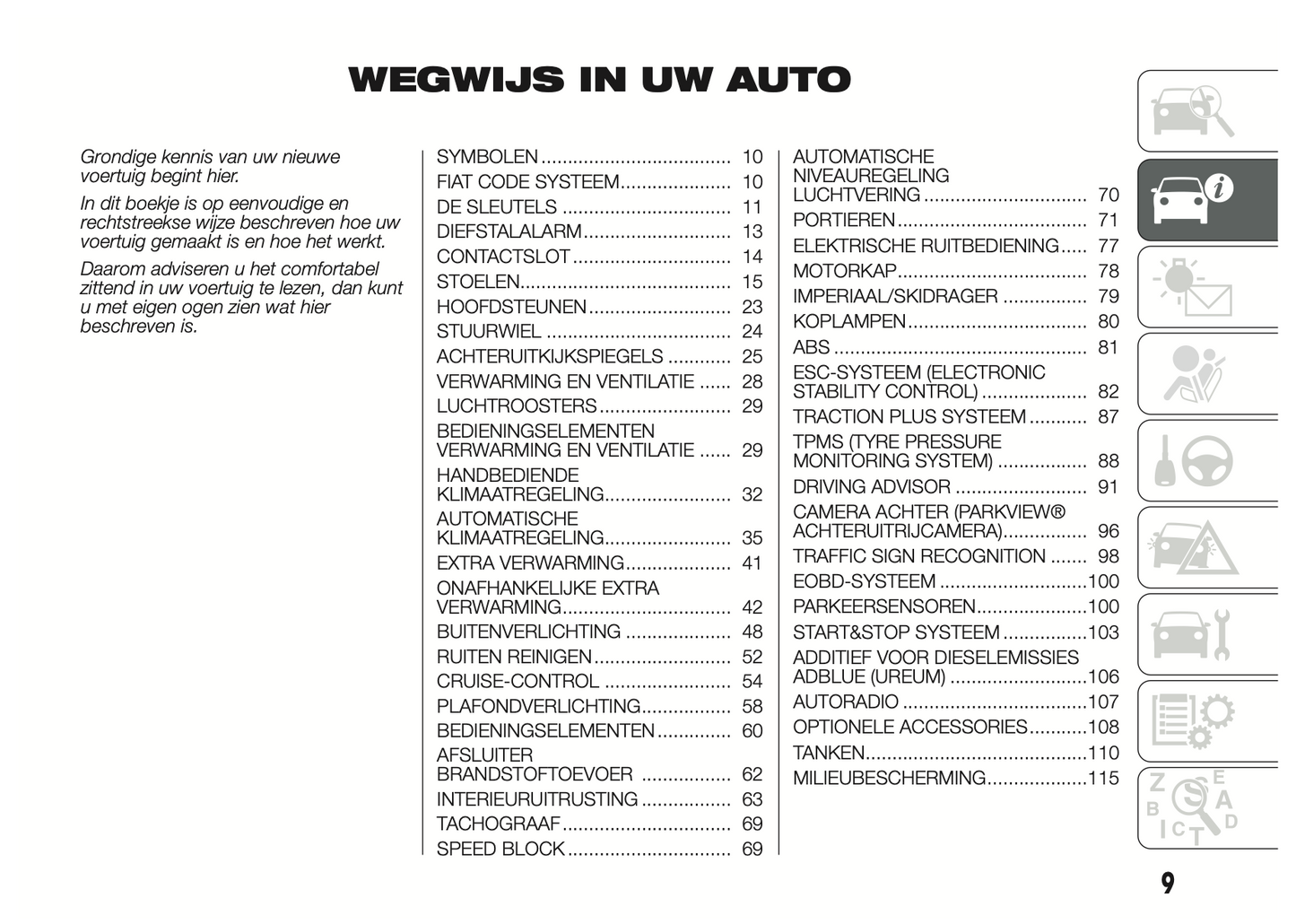 2015-2016 Fiat Ducato Gebruikershandleiding | Nederlands