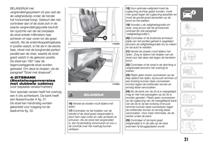 2016-2017 Fiat Ducato Owner's Manual | Dutch